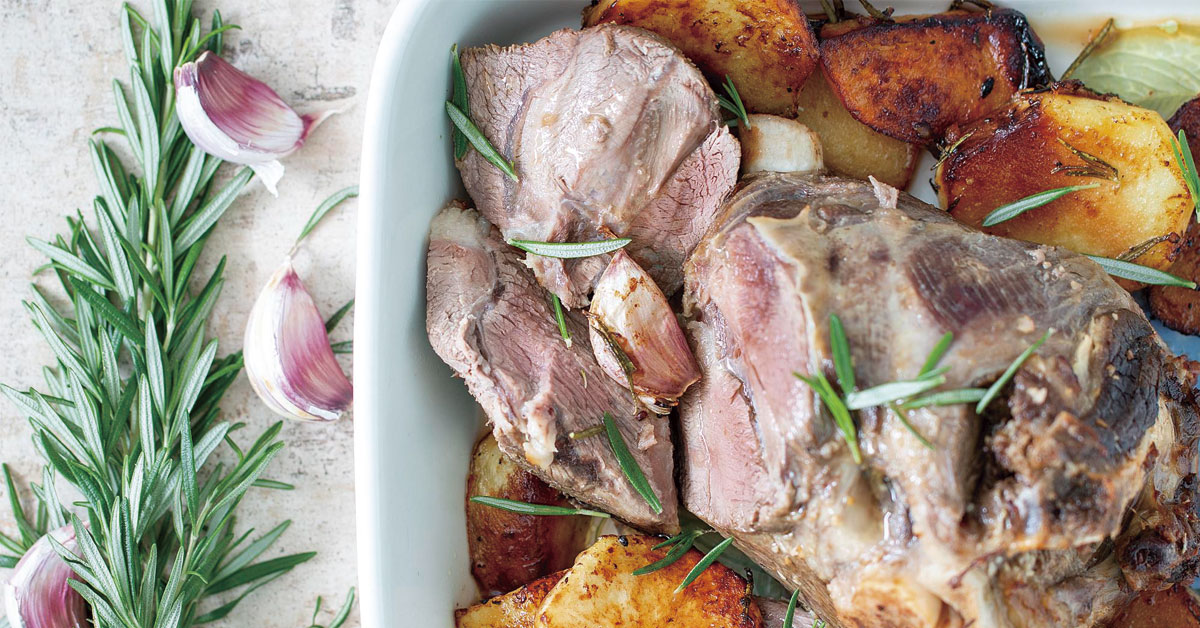 cordero al horno cena navidad